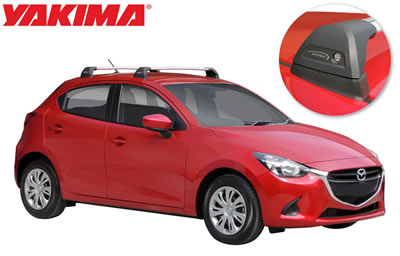 Mazda 2 Yakima roof racks